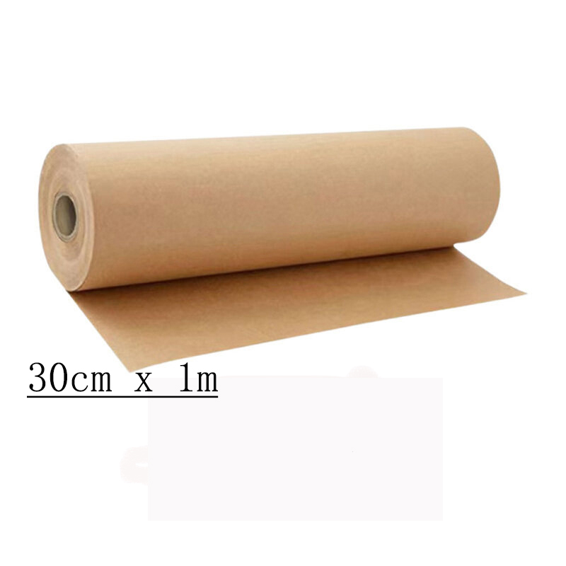 # 1 rollo de 30cm x 1/2/3m de rollo de papel Kraft para envolver , embalaje móvil, rollo de papel marrón para pintar: Verde militar