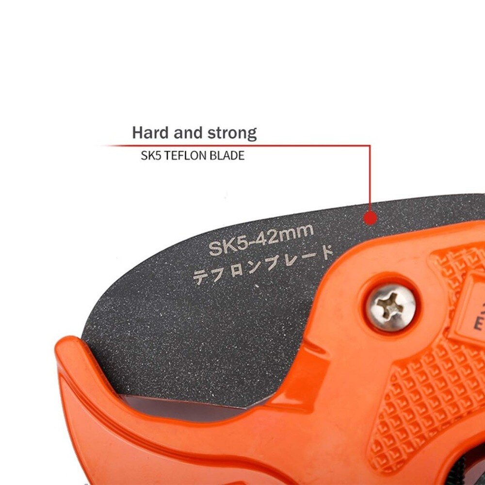 Manual Multifunctional PVC/PPR Pipe Cutter Portable Ratchet Scissors Opener SK5 Blade For Household Maintenance Plumbing Tool