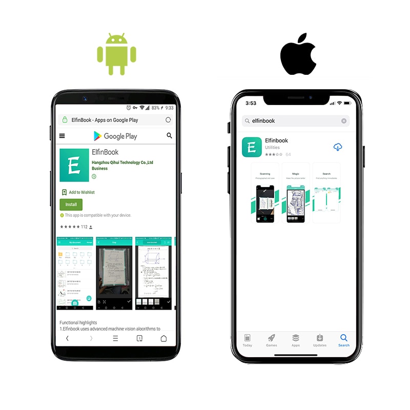 Elfinbook Erasable Reusable Smart Elfin book Memo Pad Notebook Cloud Erase Evernotes Notepad Note Pad With Pen