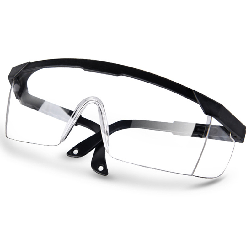 1/2/4Pcs Motorrad Anti-Splash Schutz Wind Staub Proof Brille Augenschutz Labor Brille Arbeit Schutz brille Radfahren Glasse: Black