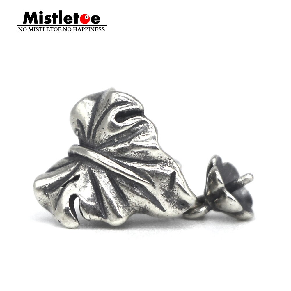 Mistel 925 Sterling Silber Ernte Baumeln Stift Charme Europäischen Schmuck