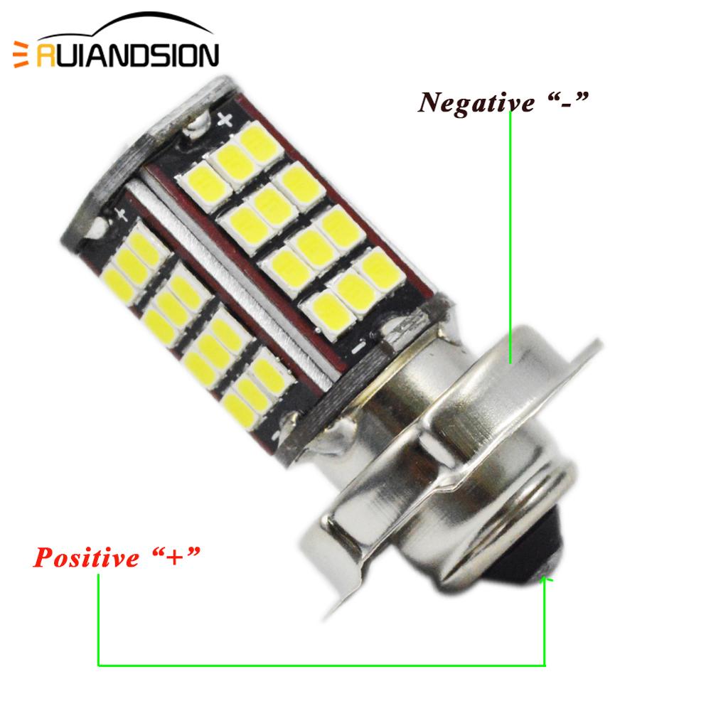 1pcs Motorbike Motorcycle P26S 3030 56smd LED Headlight head scooter moto fog Lamp for Scooter Moped White 2.7W LED 6V 12V 960lm