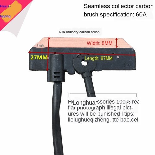 Seamless Slide Wire Collector Driving 3 Pole Collector Three-Pole Four-Pole 60A Crane Slip Line Collector: 7