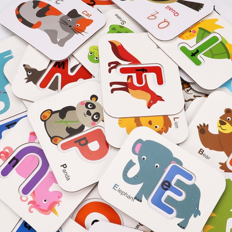 Alphanumeric Matching Cognitive Card Set Double Si... – Grandado