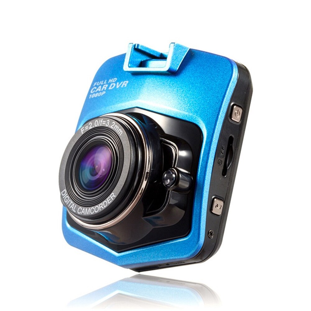 ダッシュカムフルhd 1080 1080p車のビデオレコーダーダッシュカメラdvrミニナイトビジョンビデオregistrator gセンサーwdrダッシュカム: 青い / 16G