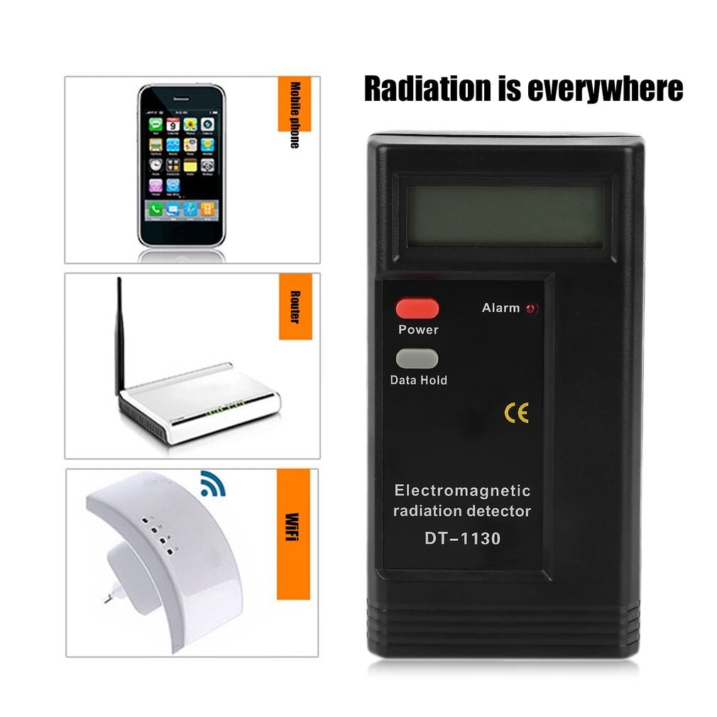 1PCS Electromagnetic Digital LCD Radiation Detector EMF Meter Dosimeter Tester In Computers Telephone Home Electrical Equipment