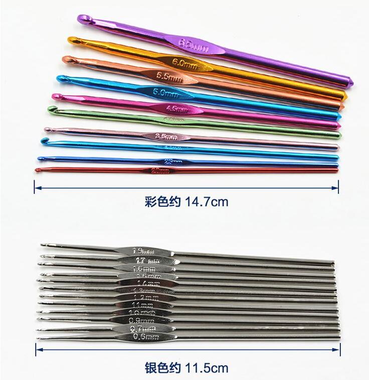 Fancy Crochet Set Crochet Kit Set with Case Exclusive Weaving Tools Sweater Needle Stainless Steel Sewing Tools Accessory GYH