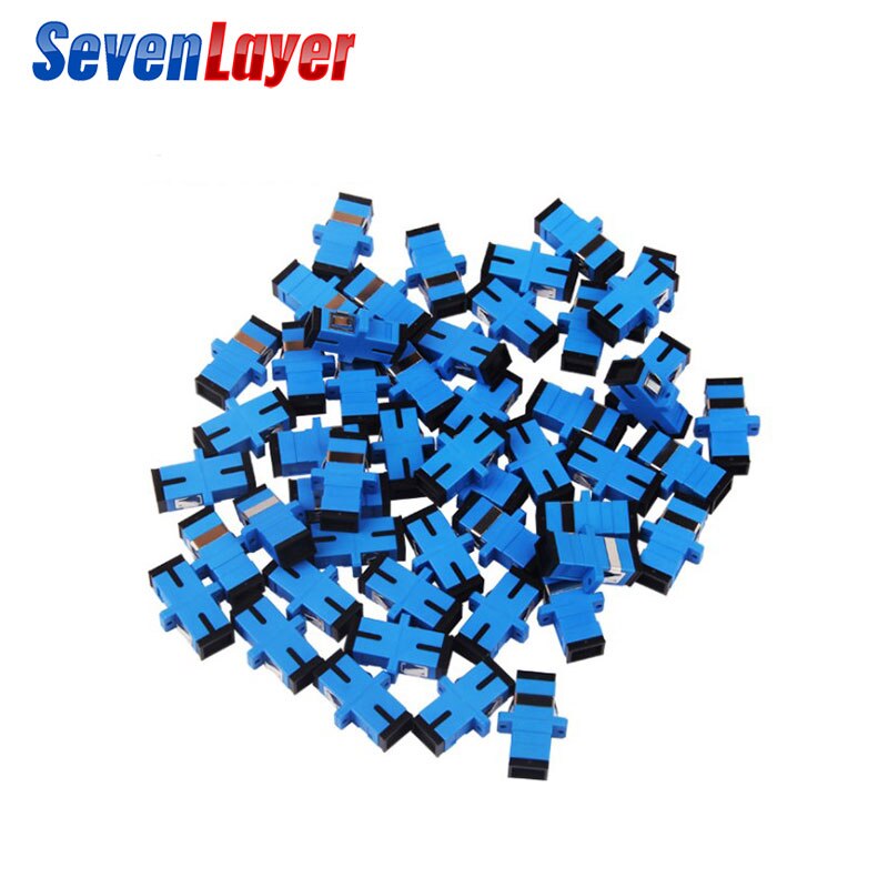 SC-SC flange Fiber Coupler APC Fiber Optic Adapter UPC Optical Simplex Mode SC-SC Fiber Flange PC Connector ftth