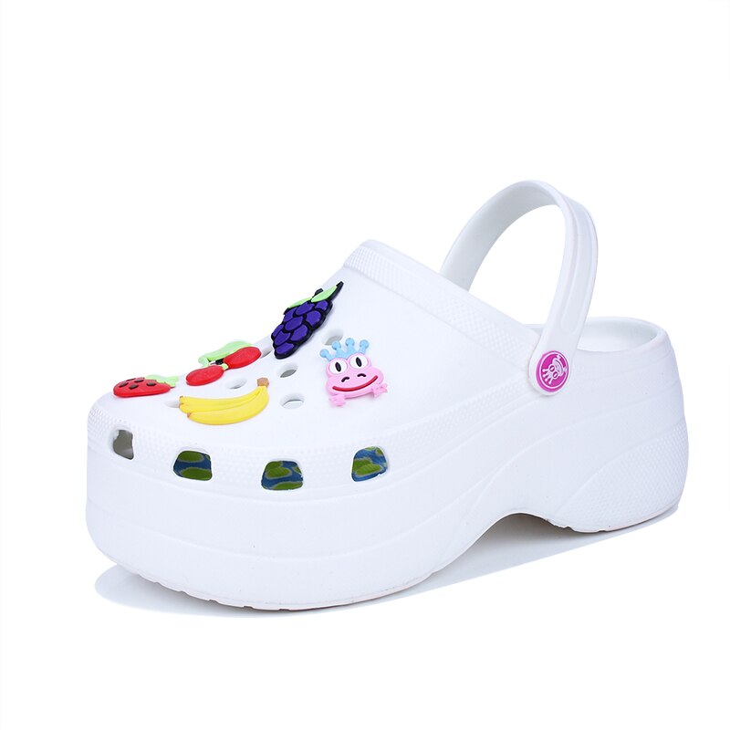 Kvinder sandaler gelé sko dame havesko strandsandaler hjemmesko sommer wedge komfortable sandaler dame slip-on flad sandal