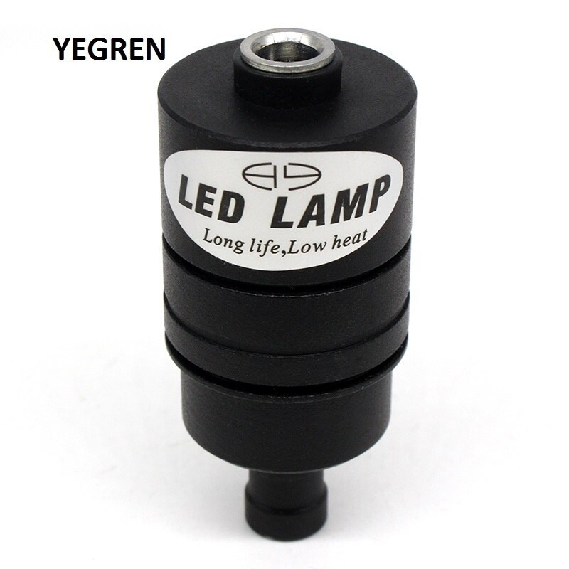 Stereo Microscope Spot Point Light LED Coaxial Light Source Adjustable Illumination Lamp for Industrial Camera Diameter 9 mm