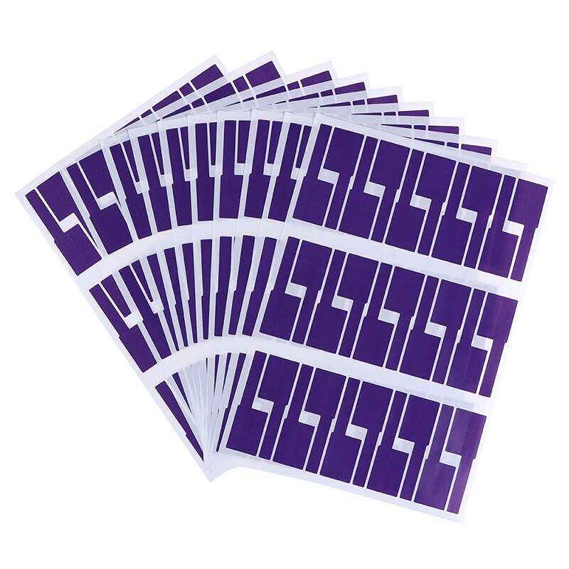 300Pcs Waterdichte Identificatie Tags Stickers Marker Tool Nuttig Kleurrijke Zelfklevende Kabel Labels Fiber Draad Organisatoren: PP