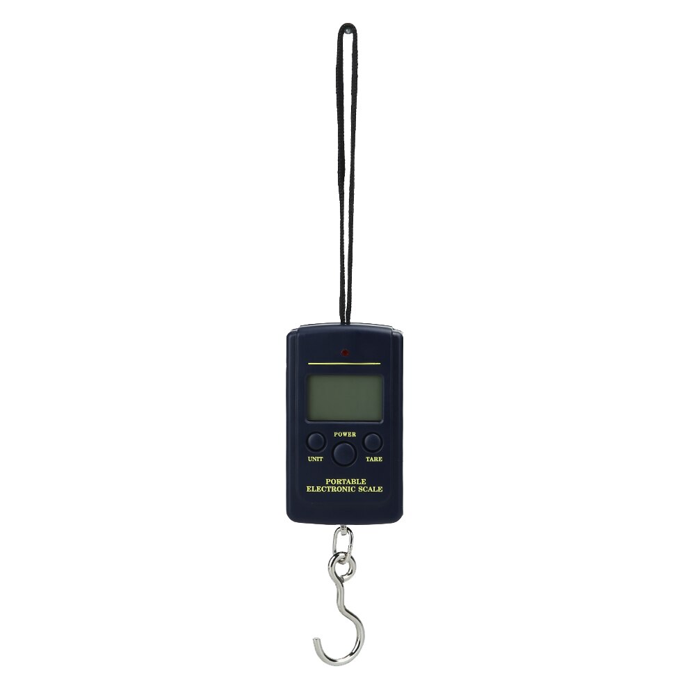40kg x 10g mini-digitalvåg för fiskebagage resa viktning stålgård bärbar hängande elektronisk krokvåg handvåg