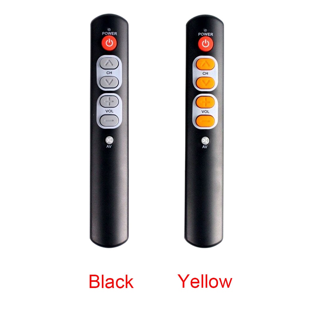 Universal Remote Controller Wireless Programmable 6 Key Infrared IR Learning For Button Replacement Practical Smart Learning