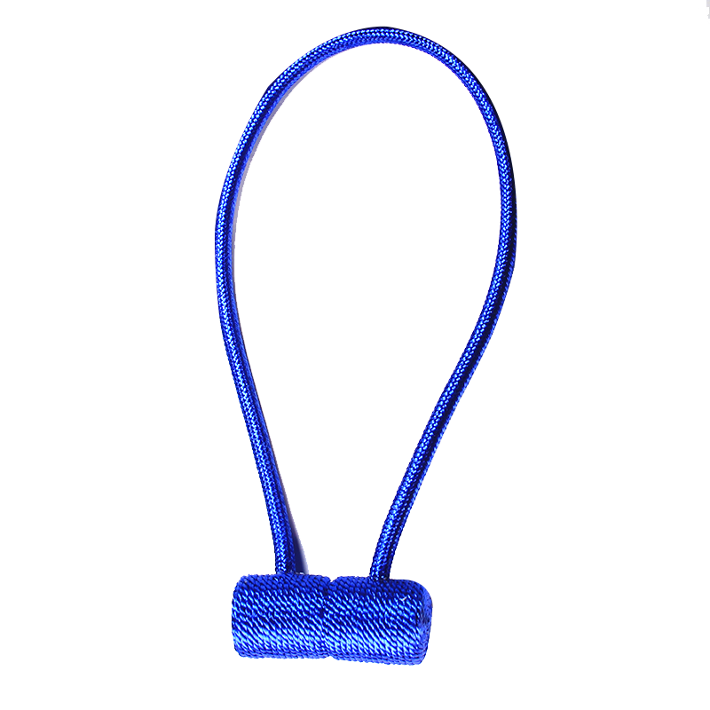 Support de rideau magnétique moderne à cordon tissé, 1 pièce, accessoire pour rideau décoratif pratique: sapphire