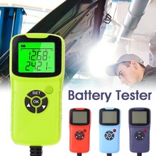 12V Car Battery Tester 100-1700 CCA Digital Automotive Diagnostic Battery Tester Analyzer Vehicle Cranking Charging Scanner Tool