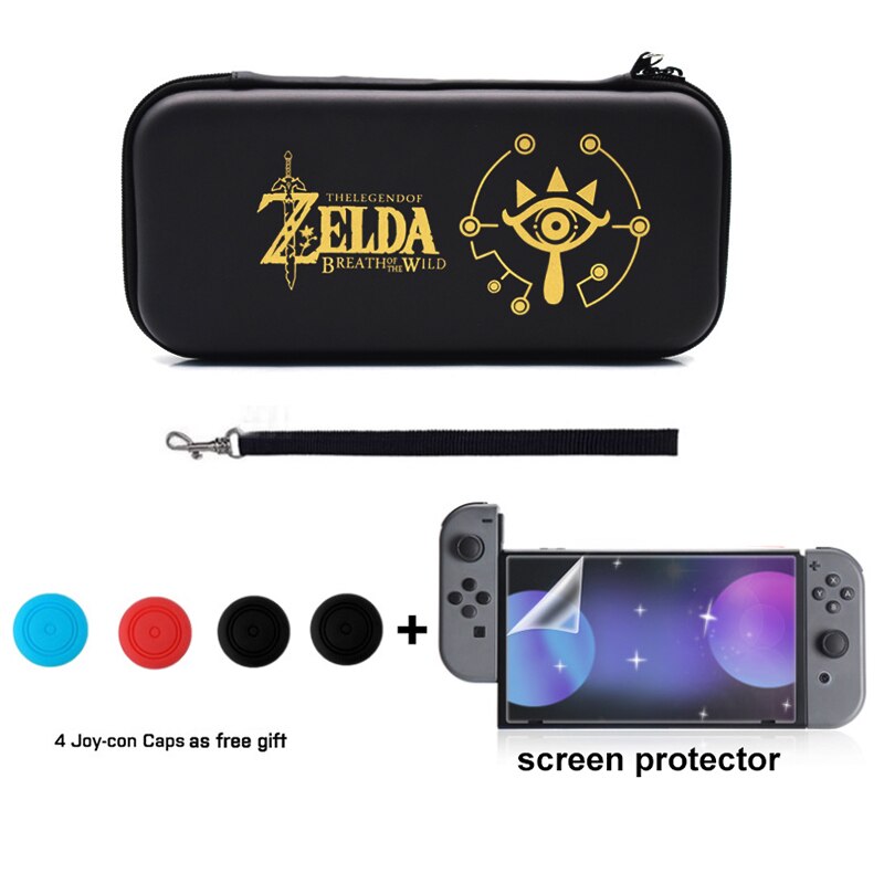 Nintend Interruttore Accessori EVA Storage Hard Caso Console Borsa da trasporto Nintendoswitch Portatile Da Viaggio Della Copertura per Nintendos Interruttore: M