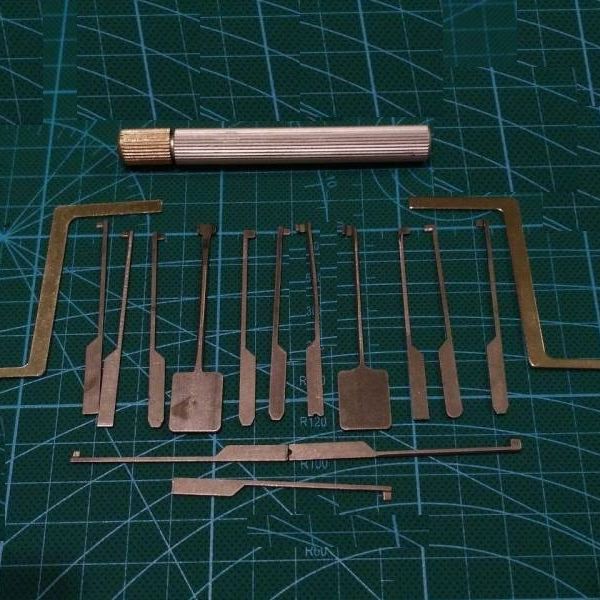 14Pcs Auto Dimple Lock Pick Kaba Lock Opener Locksmith Tool