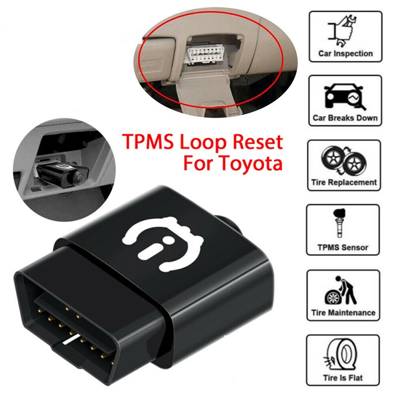 TPM50 TPMS Loop Reset Tool OBD21250 WRTRST50 for Toyota Car Tire Pressure Monitoring System Unlock Tool Scanner Help Write IDs