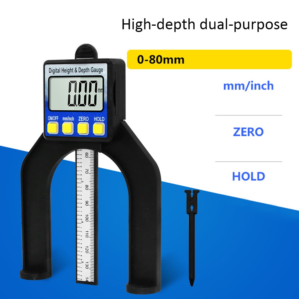 0 Tot 150mm Digitale Hoogtemeter Hoogtemeter Kraspen Elektronische Hoogte Schuifmaat Hoogte Meetinstrumenten