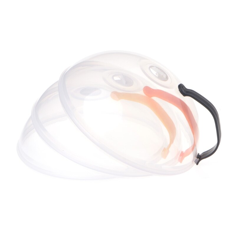 Microwave Oven Plate Cover Non Stick Air Vent Splatter Lid Dustproof Dish Cap