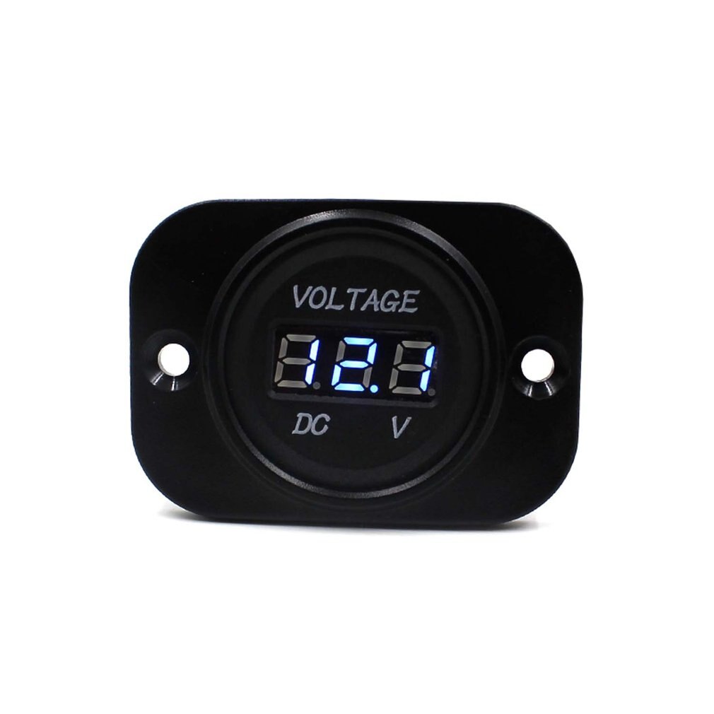 Auto motor voltmeter gemodificeerde DC voltmeter LED display met vaste plaat