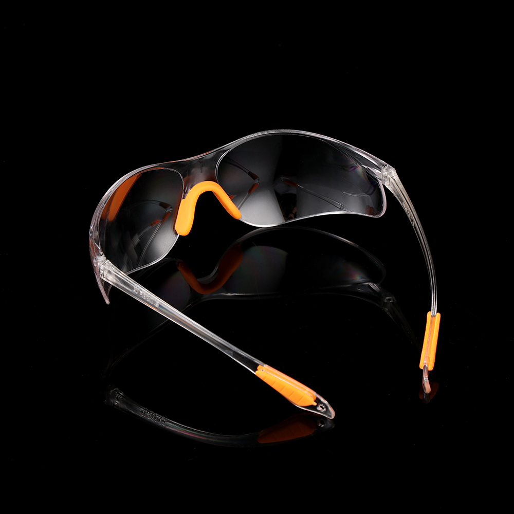 1pc sikkerhedsbriller øjebeskyttelse ridning vindtæt sandforebyggelse uv-beskyttelsesbriller udluftet briller arbejdslaboratorium tandbeskyttelsesbriller
