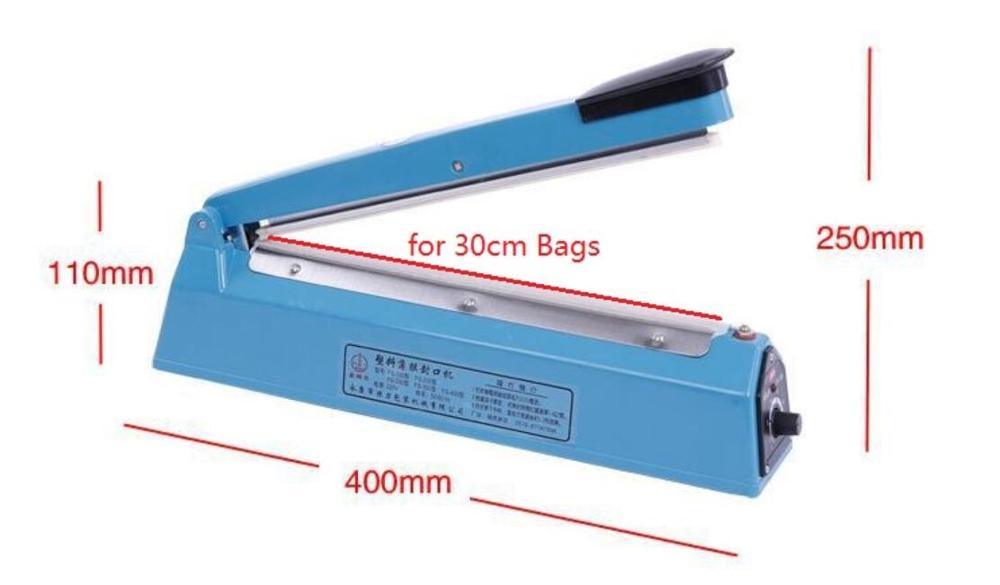 Thuisgebruik Impuls Sealer Opbergzakken Sluitmachine Zakken Sluiten Machine Kitchen Tools: 50cm (for 40cm bag)