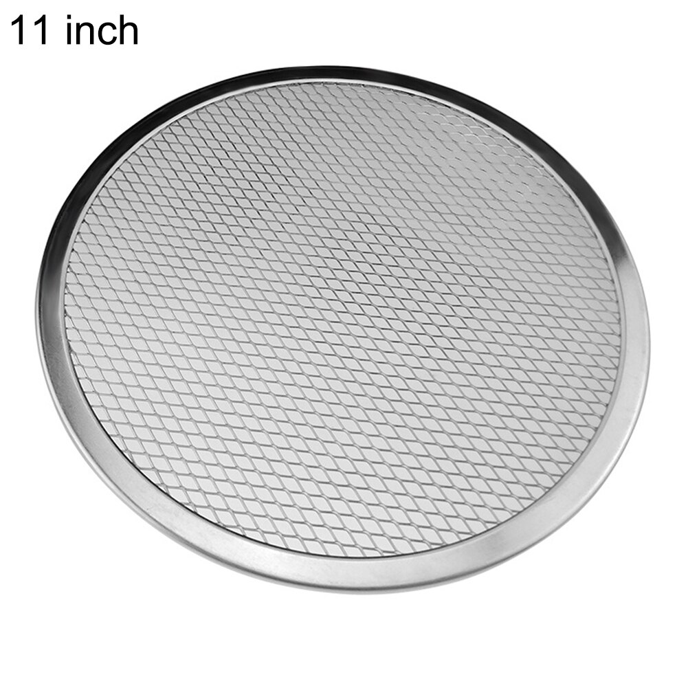 Pizza Platte Pizza Bildschirm Backblech Nahtlose Aluminium Netz Backformen Küche Werkzeuge 6-16 Zoll Pizza Kochen Backen Zubehör: 11 Zoll