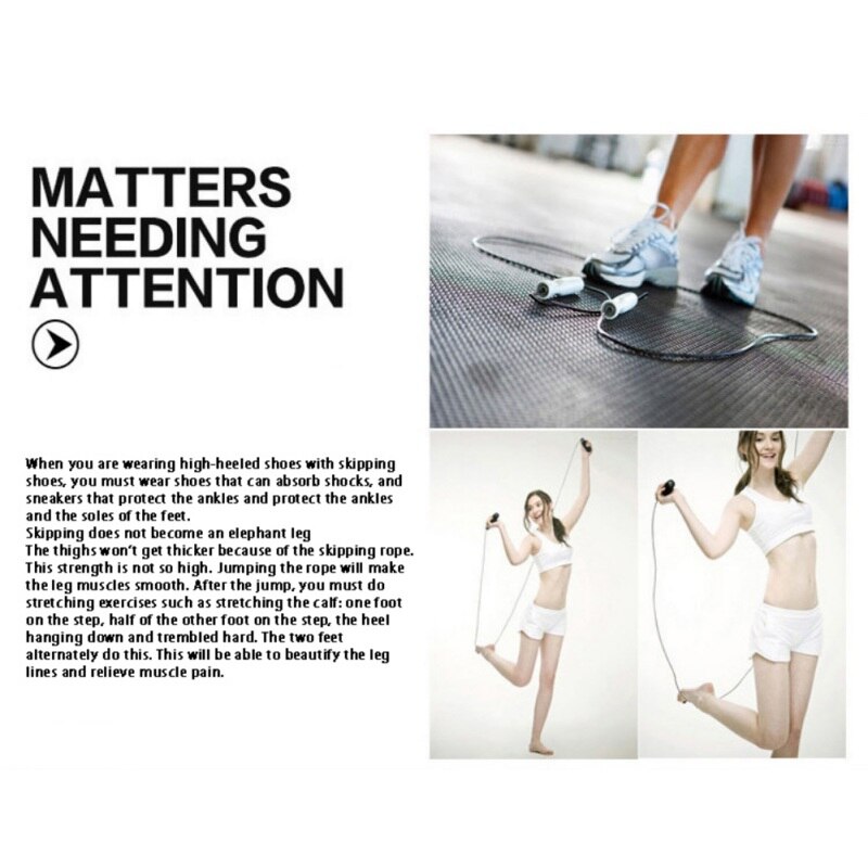 3m Jump Ropes Steel Wire Jump Rope Belt Bearing For Aerobic Exercise Like Speed Training Endurance Training Fitness Gym