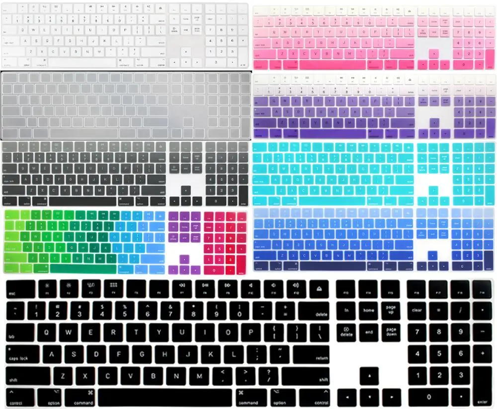 Voor Apple Magic Toetsenbord A1843 Met Numeriek Pad Us Engels Versie Keyboard Skin Cover Mult