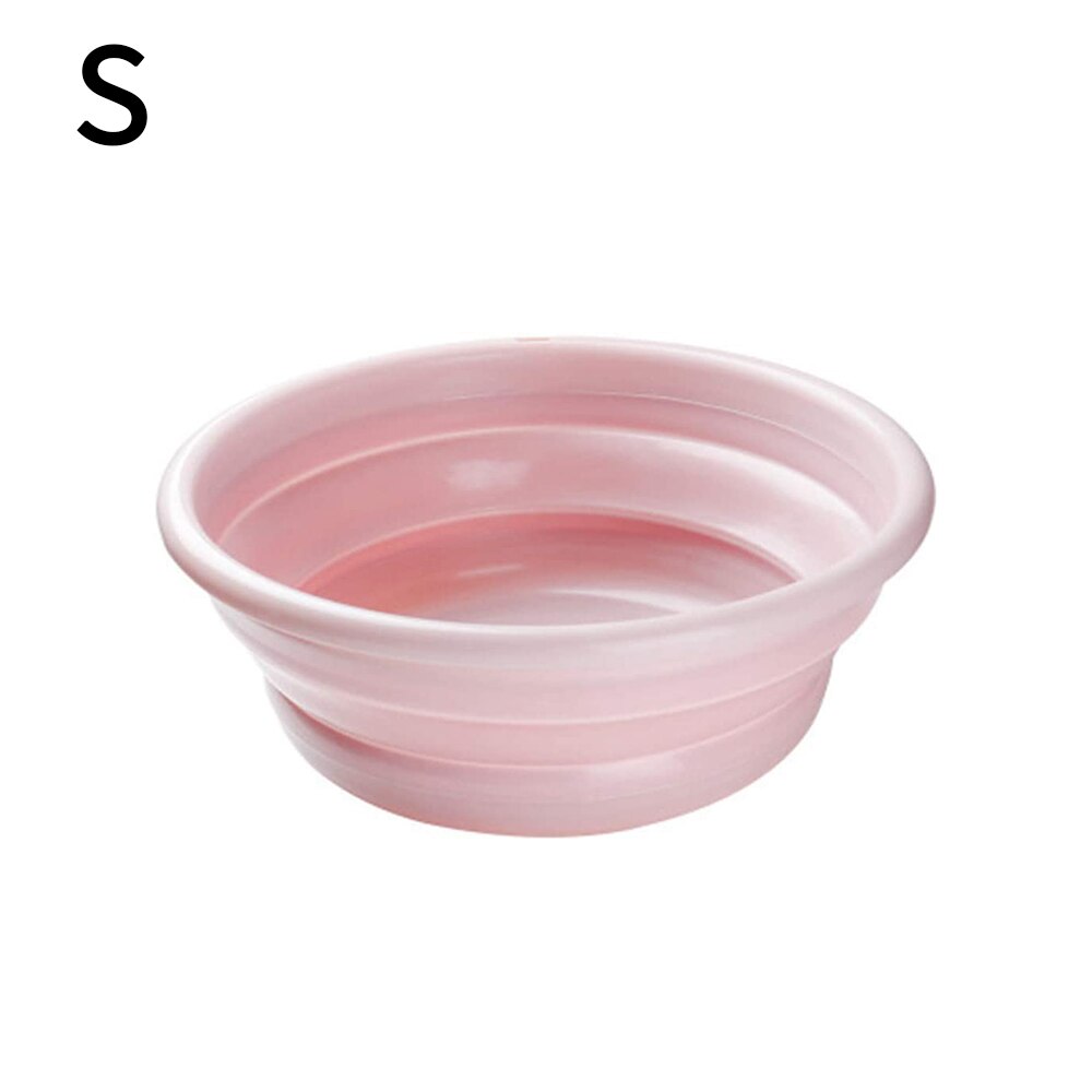 Portable Non-Slip Basin Multipurpose Portable Washing Basin For Home Tourism Outdoor Supplies Folding Basin Household Telescopic: 01