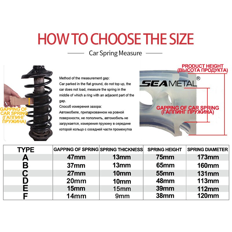 Automobiles Buffer Coil Urethane Car Spring Buffers Shock Absorber Rubber Buffer For Cars Cushion Buffering Springs Auto Goods