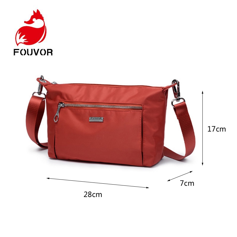 Fouvor Summer Women Bag Oxford Handbags Waterproof Shoulder Bag Small Flap Crossbody Bags for Women Messenger Bags