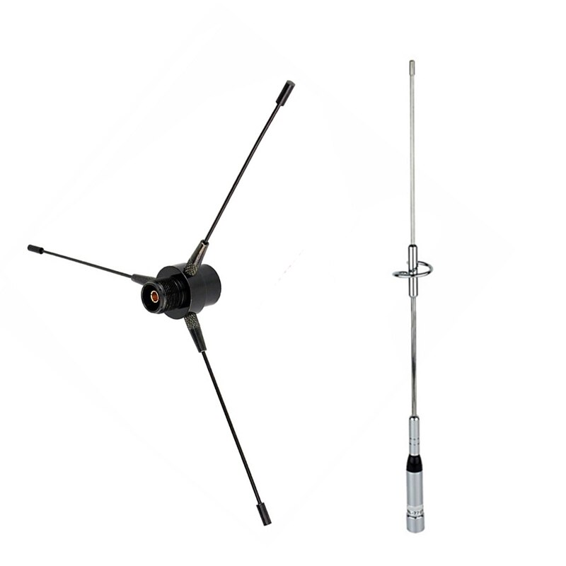 Telescopic AL-800 SMA-Male Dual Band Antennas For Yaesu VX-6R VX-3R WalkieTalkie