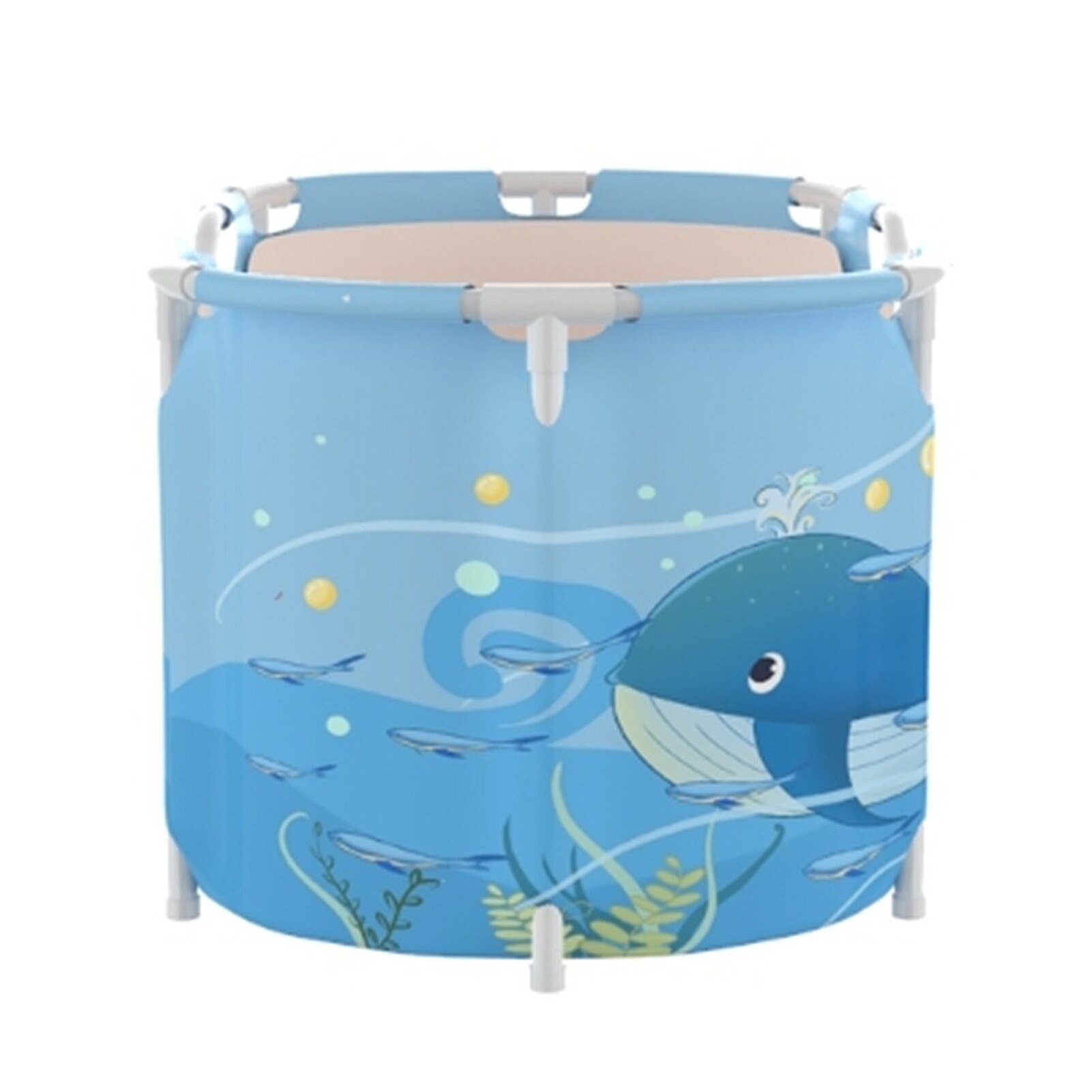 Baignoire pliable pour adulte, domestique, Portable, peau de pêche, SPA, avec couvercle, Sauna à domicile: Coffee