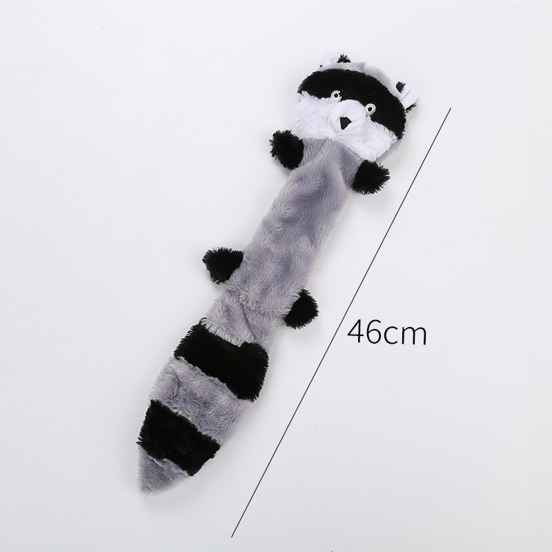 1Pcs Interactive Funny Dog Toy Animal Shape Durable Grinding Claw Toy Pet Products Squeak Plush: Gray