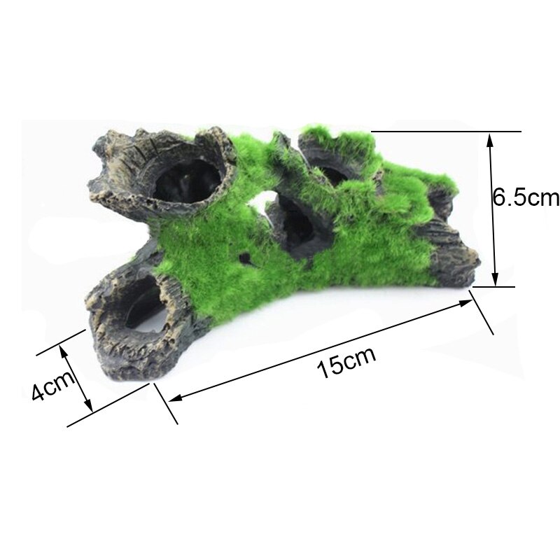 Aquarium zubehör Aquarium pflanzen Pflanzen für Aquarium Aquarium Dekoration Künstliche Höhle Landschaftsbau Fisch und garnelen Schutz: Baum Höhle Stil B