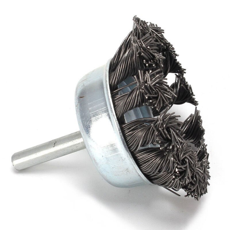 Metal Wire Wheel Cup Brush Crimped & 1/4 Shank For Die Grinder Drill Lot For Drill Angle Grinder Gadget Rotary Tool