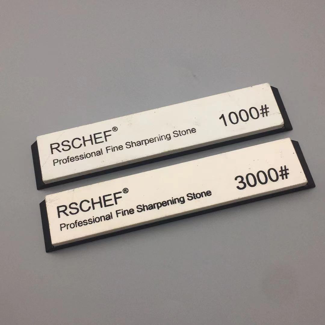 2Pcs Knife Sharpener Sharpening Stone Big Size Whetstone Sharpening System 120-3000# FIxed Angle Sharpeners Water: 1000-3000