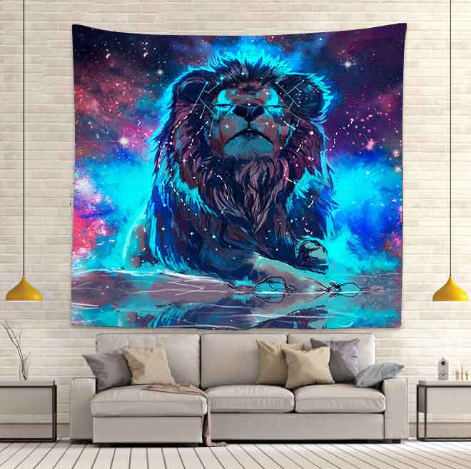 Simsing – tapisserie suspendue en forme de baleine bleue, animaux marins, Art mural, pour salon, chambre à coucher, décoration de dortoir