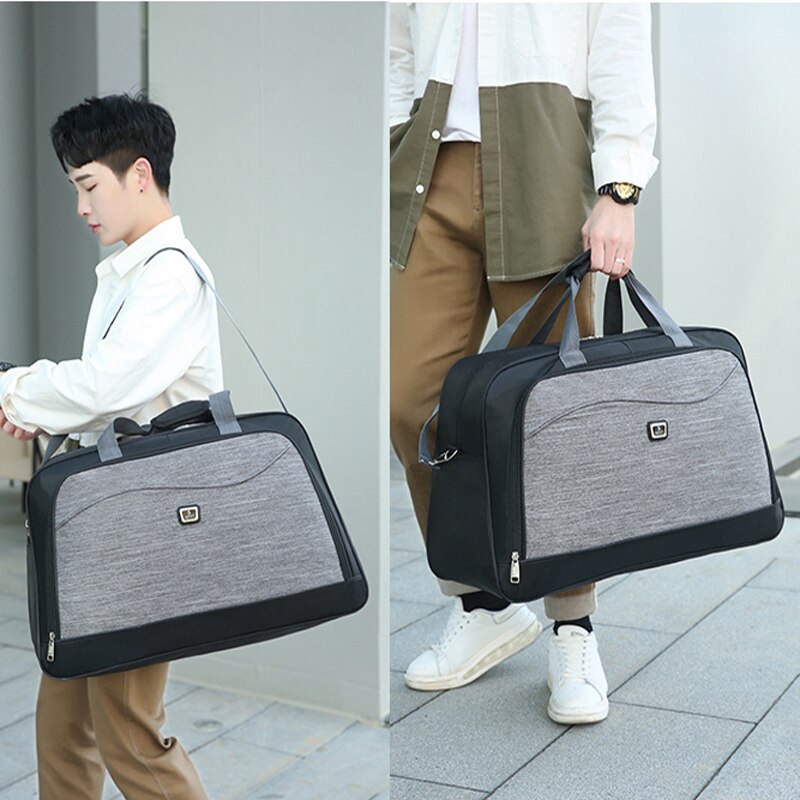 Wasserdichte reisetasche, business-tasche mit großem fassungsvermögen, wochenend-reisetasche, multifunktionale wochenend-sporttasche, tragbares gepäck, handtasche
