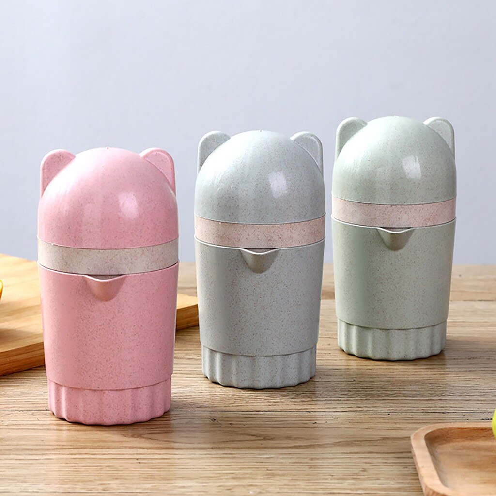 Cute Hand Press Juicer Tool Household Manual Lemons Orange Juicer Hand Manual Press Kitchen Fruit Squeezer Machine Press Cup