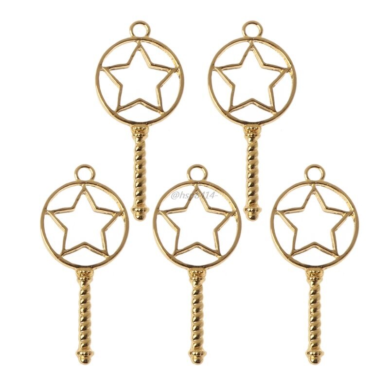 5 sztuk Cabochon baza ustawienie klucz rama wisiorek Bezel ustawienie DIY UV żywica wisiorki akcesoria: 10