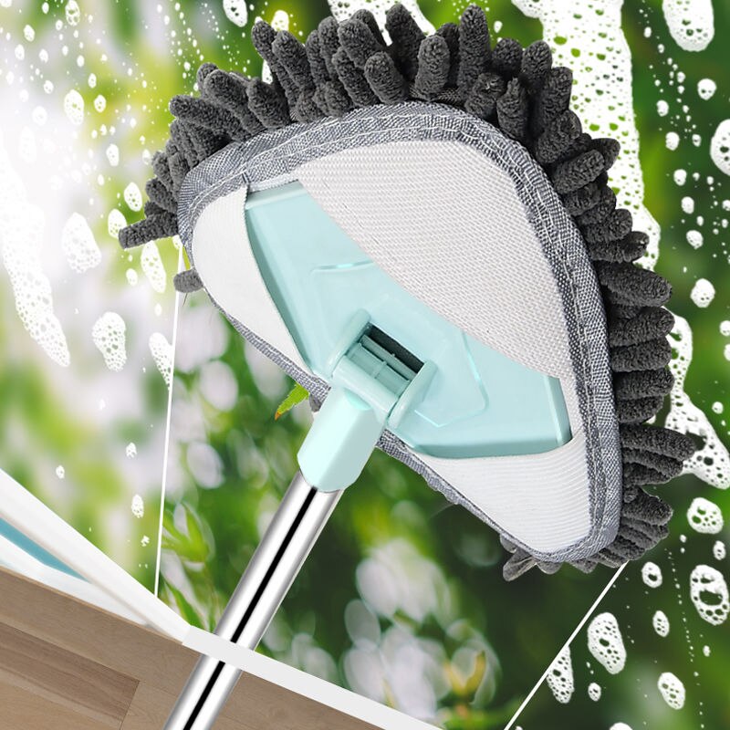 Staub Reinigung Mopp für Waschen Boden Decke Lappen quetschen Magie Flache Fenster Praktische Heimat Küche Chenille Blitz Bietet Einfach