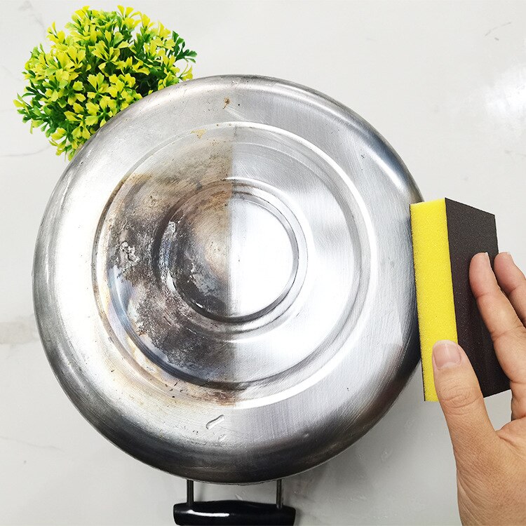 Sponge Eraser Rust Remover Brush Dish Pot Cleaning Brush Sponge Emery Descaling Clean Rub Pot Kitchen Tools Gadgets
