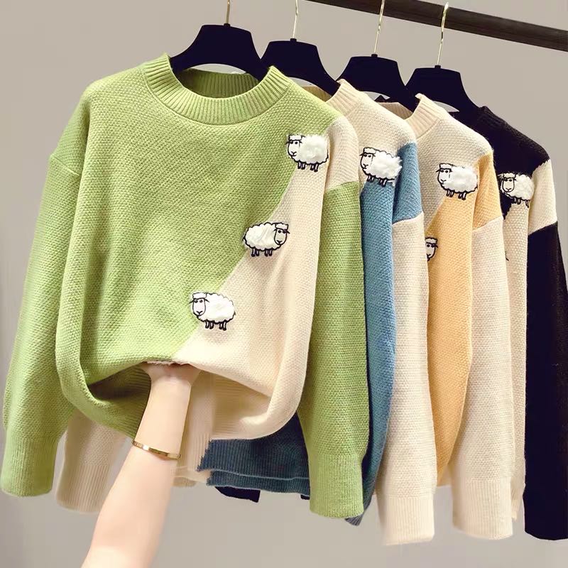 A9324 autumn winter long-sleeved slim temperament top