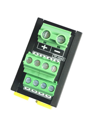 Power supply terminal Block DB distribution 2 input 12 output plus or minus common port AC/DC current split terminal bar: 1 input 4 output