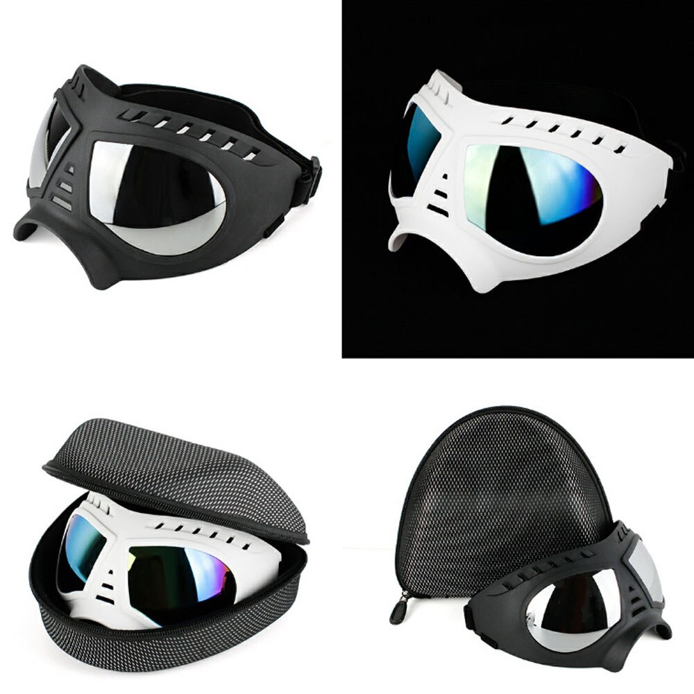 Pet Masker Bril Waterdichte Sneeuw-Proof Zachte Pvc Materiaal Hond Bril Sunglasse Hond Levert Verstelbare Voor Medium &amp; grote Hond