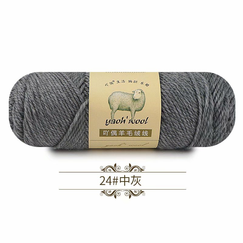 Fio grosso de lã para tricô manual DIY, fio de cashmere, crochê de lã, suéter macio, chapéu, linha cachecol, 100g/rolo