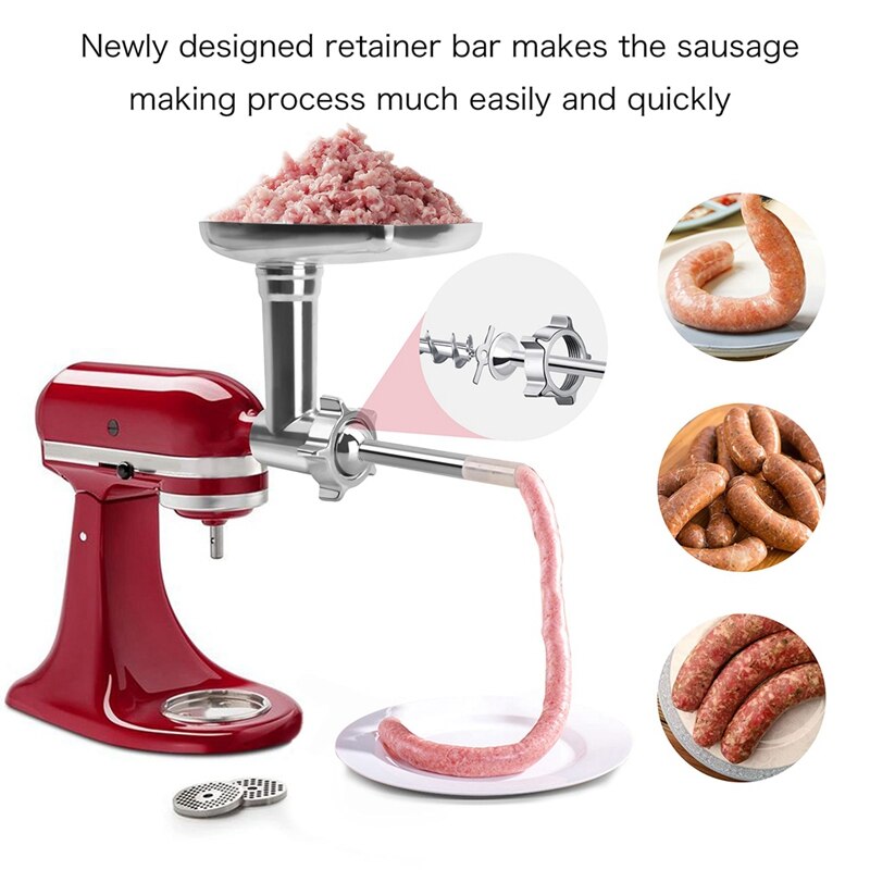 Geeignet für Kitchenaid Hackfleisch Fleisch Einlauf Allgemeine Zubehör Hacken Werkzeug